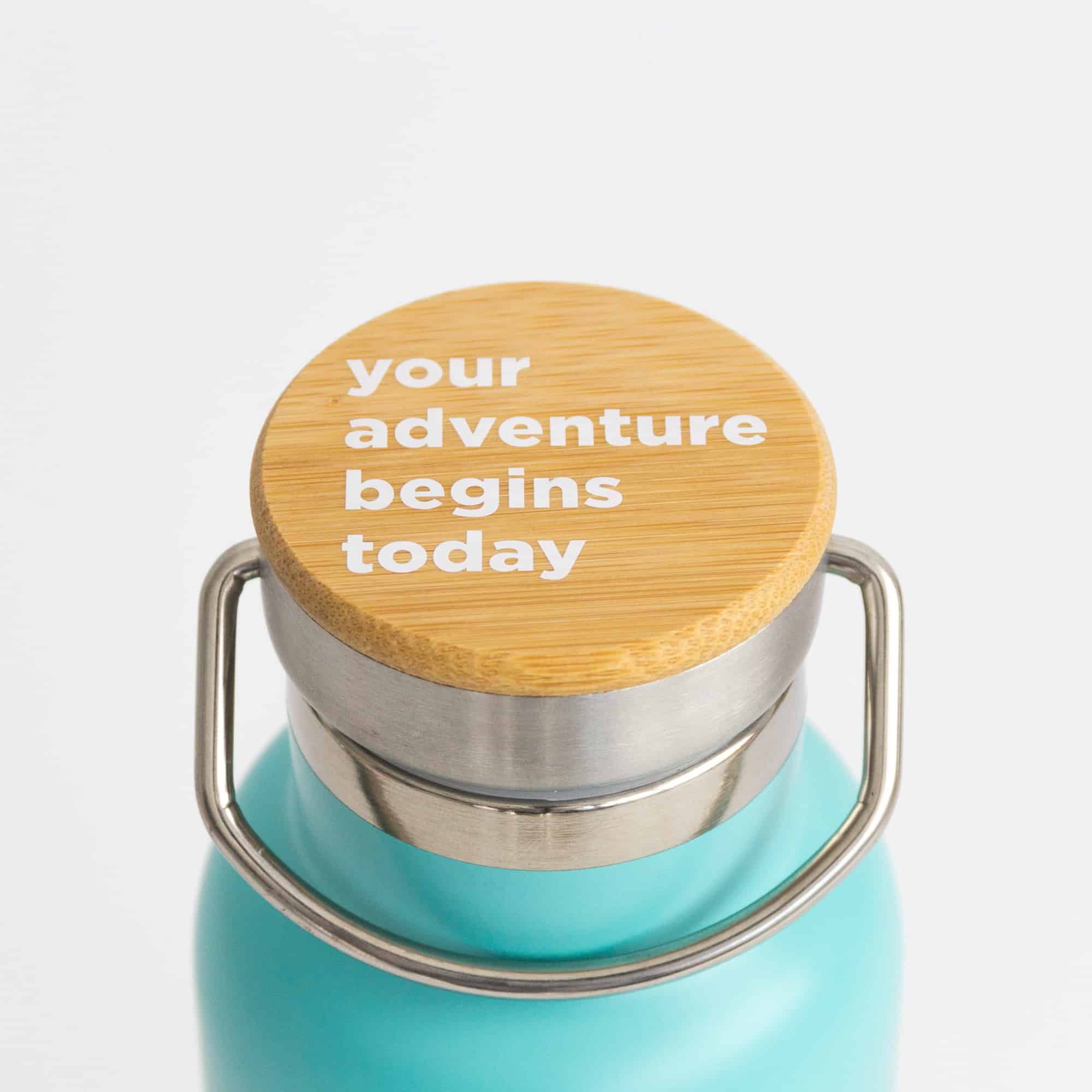 Bovenkant Drinkfles Azuurblauw