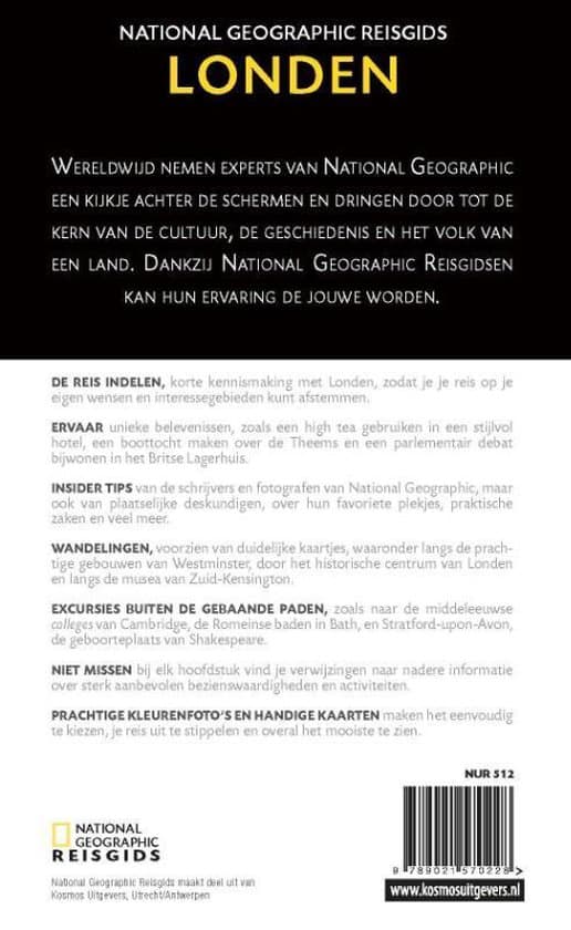 Reisgids Londen achterkant