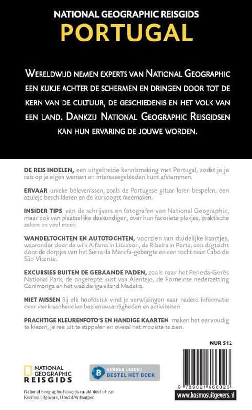 Reisgids Portugal achterkant